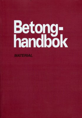 Betonghandbok material
