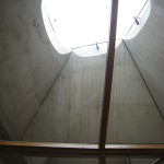 Gyldendalhuset. Pyramiderna är sammansatta av prefabricerade betongelement. Foto: Anita Stenler