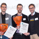 Eric Lindell, Jakob Gunnarsson samt föreningens ordförande Mats Öberg