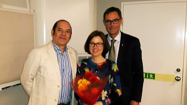 Från vänster: Samir Redha, Malin Löfsjögård och Mats Öberg.