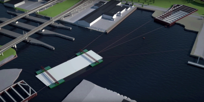 Detalj ut youtubeklippet Marieholmstunneln – En sänktunnel under Göta älv | Trafikverket