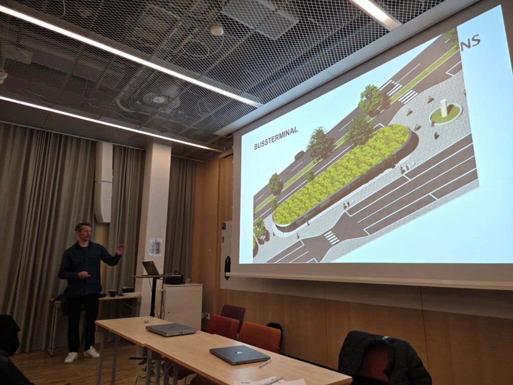 Här berättar Karl Graah-Hagebäck, Tyréns, om Västerås nya resecentrum.